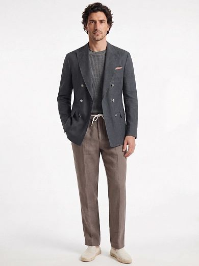 брюки на кулисе Brunello Cucinelli M243DE1710