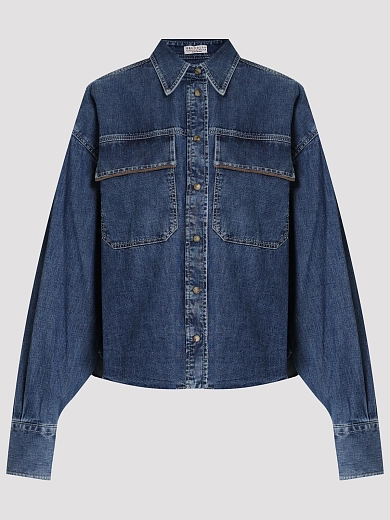 рубашка джинсовая Brunello Cucinelli MH192RB526