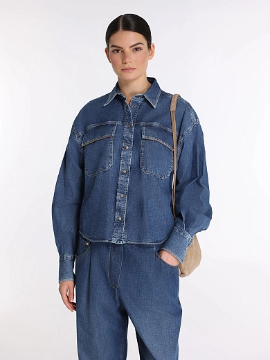 рубашка джинсовая Brunello Cucinelli MH192RB526