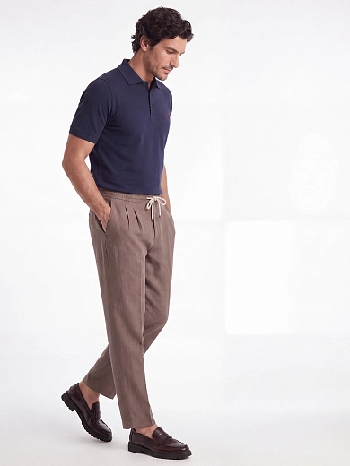 брюки на кулисе Brunello Cucinelli MH255E1710