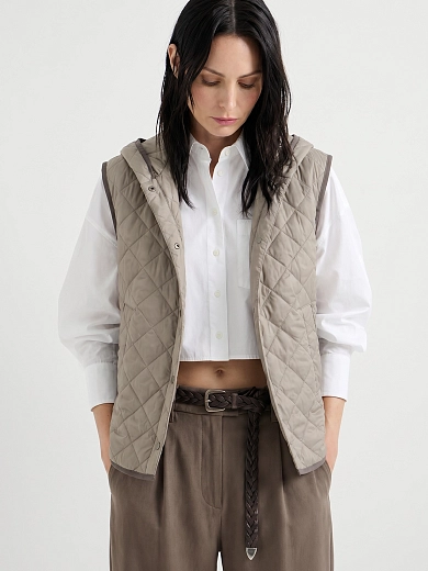 жилет утепленный Brunello Cucinelli MR4057999