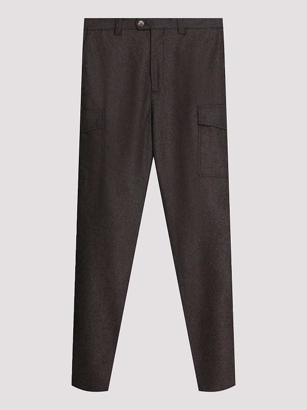 брюки карго Brunello Cucinelli M038PE1890 цвет коричневый