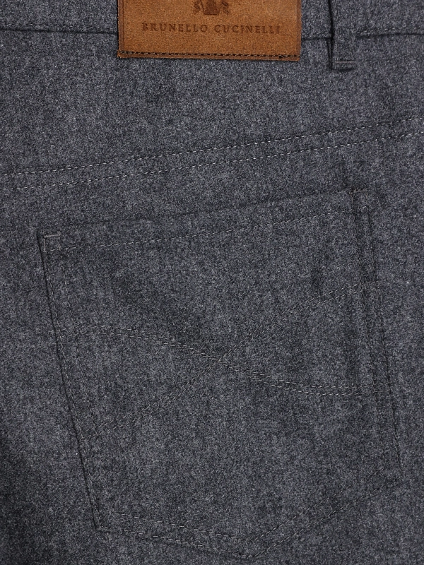 брюки Brunello Cucinelli M038PF1010 цвет серый