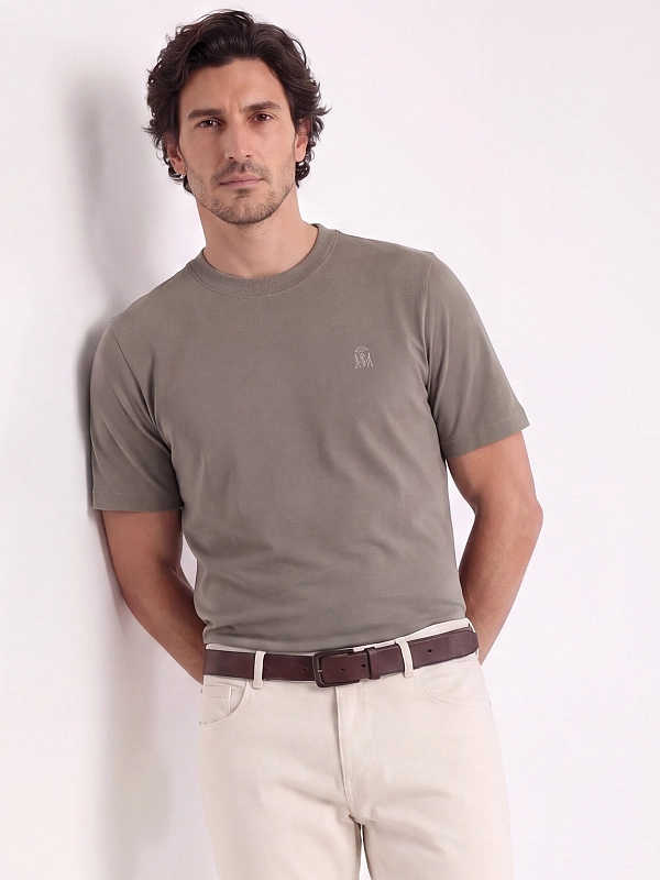 футболка Brunello Cucinelli M0B138440 цвет хаки