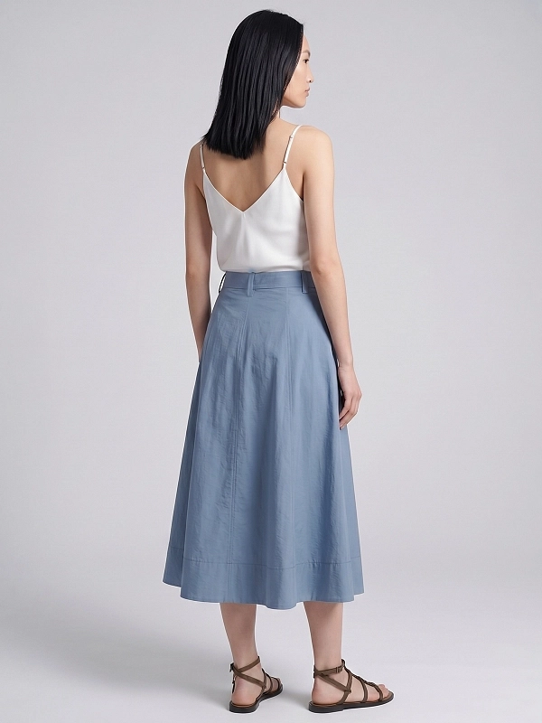 юбка Brunello Cucinelli M0F79G3951 цвет голубой