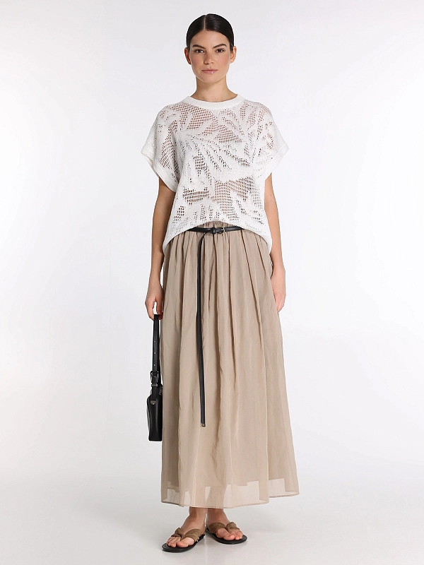 юбка Brunello Cucinelli M0F91G3967 цвет светло-бежевый