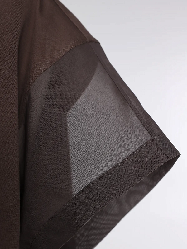 футболка Brunello Cucinelli M0T81BX800 цвет коричневый