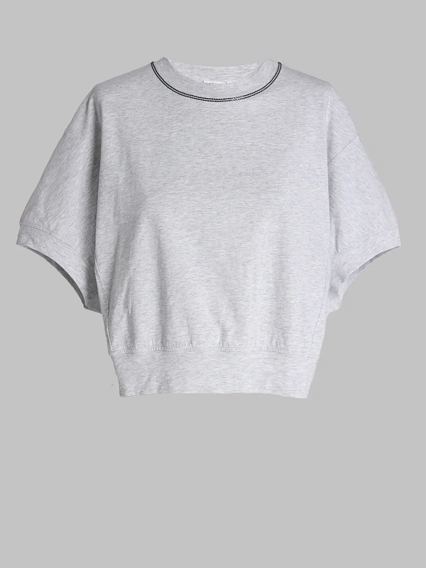 футболка Brunello Cucinelli M0T81BZ110 цвет жемчужный