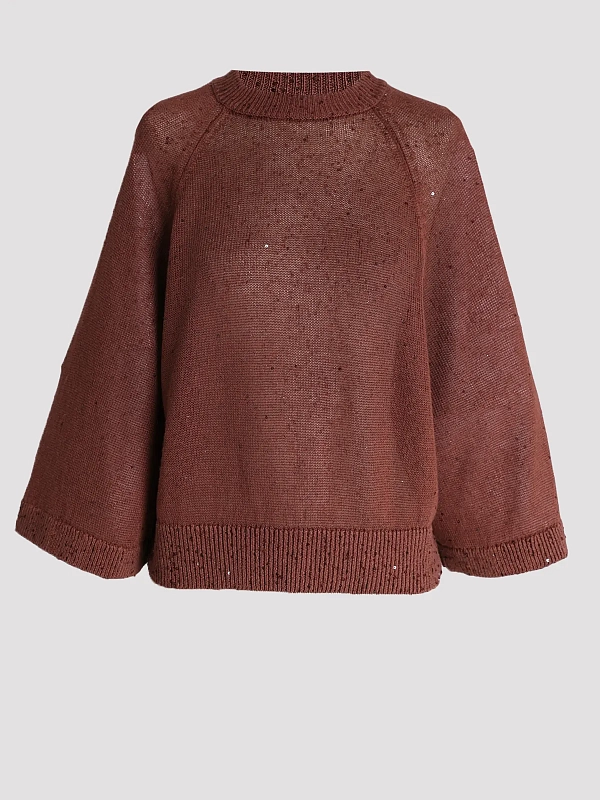 джемпер Brunello Cucinelli M10550220 цвет бордовый