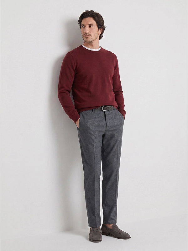 джемпер Brunello Cucinelli M2300100 цвет бордовый