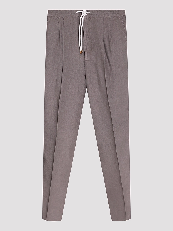 брюки на кулисе Brunello Cucinelli M243DE1710 цвет коричневый