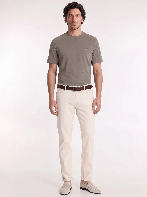 джинсы Brunello Cucinelli M277PB3210 цвет молочный