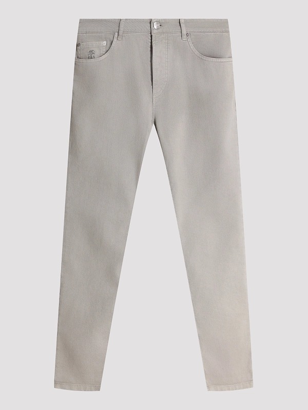 джинсы Brunello Cucinelli M277PB3210 цвет хаки
