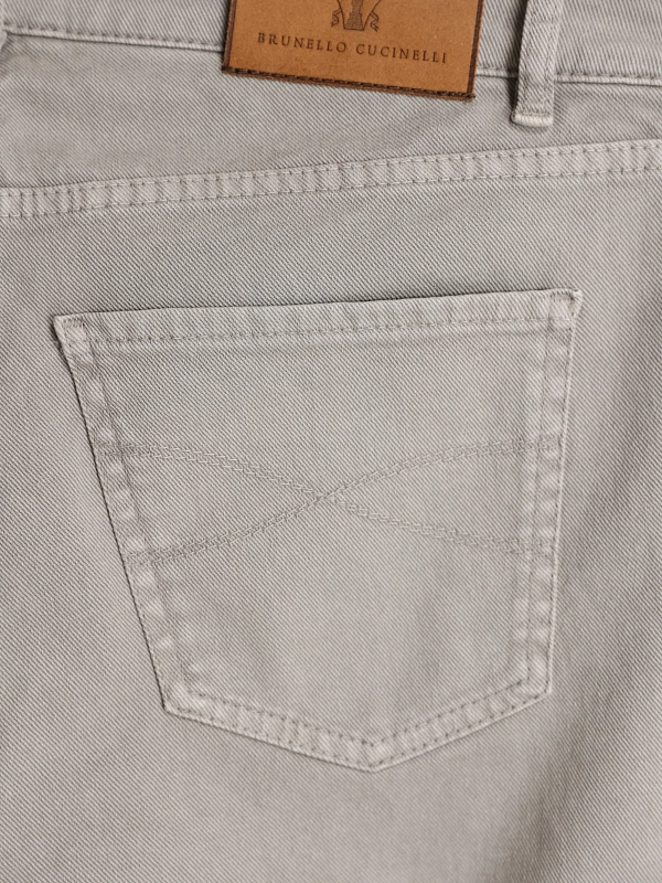 джинсы Brunello Cucinelli M277PB3210 цвет хаки