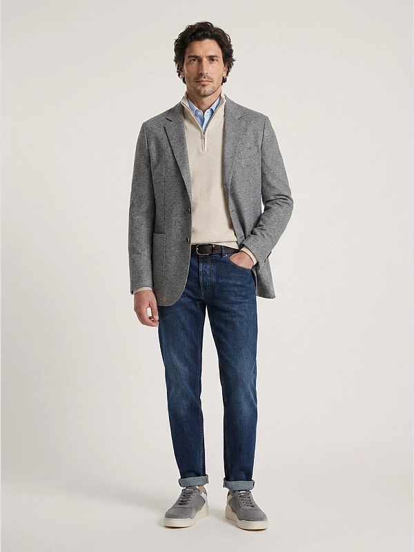 джинсы Brunello Cucinelli M283PD3210 цвет темно-синий