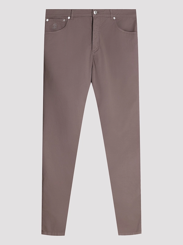 брюки Brunello Cucinelli M289LI1780 цвет коричневый