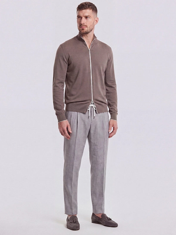 кардиган Brunello Cucinelli M2900106 цвет коричневый