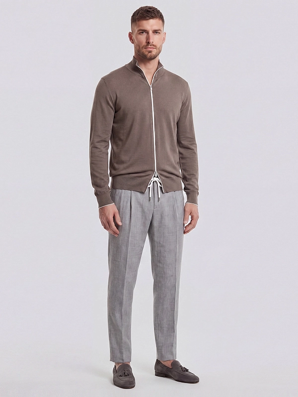 кардиган Brunello Cucinelli M2900106 цвет коричневый