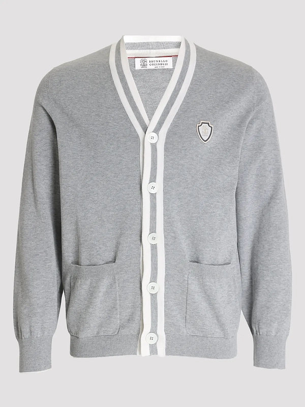 кардиган Brunello Cucinelli M29203606F цвет серый