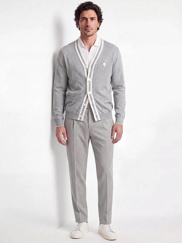 кардиган Brunello Cucinelli M29203606F цвет серый
