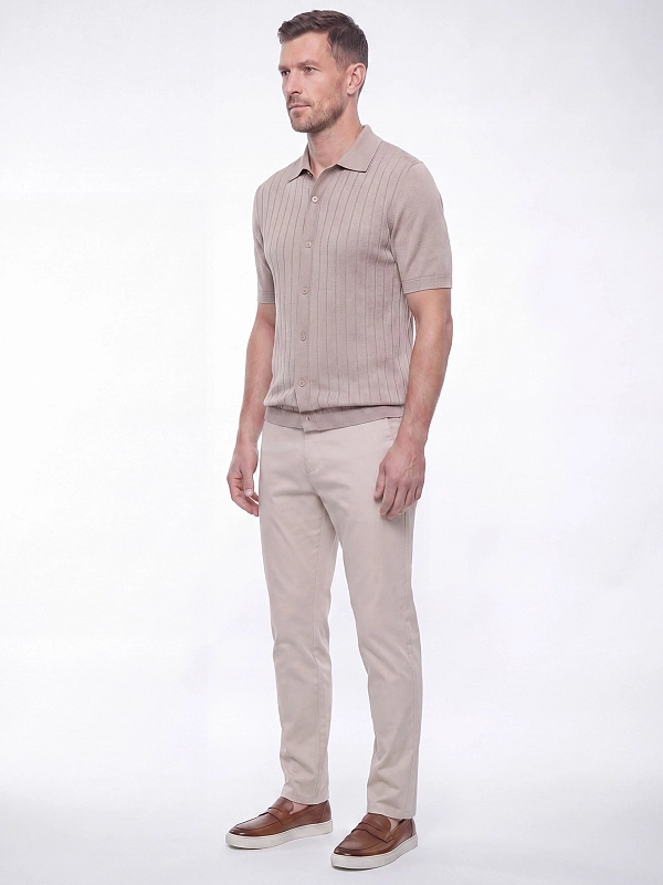 поло Brunello Cucinelli M29204006 цвет светло-коричневый