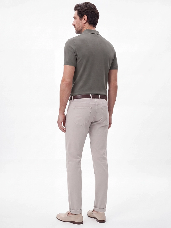 поло Brunello Cucinelli M29800125 цвет хаки