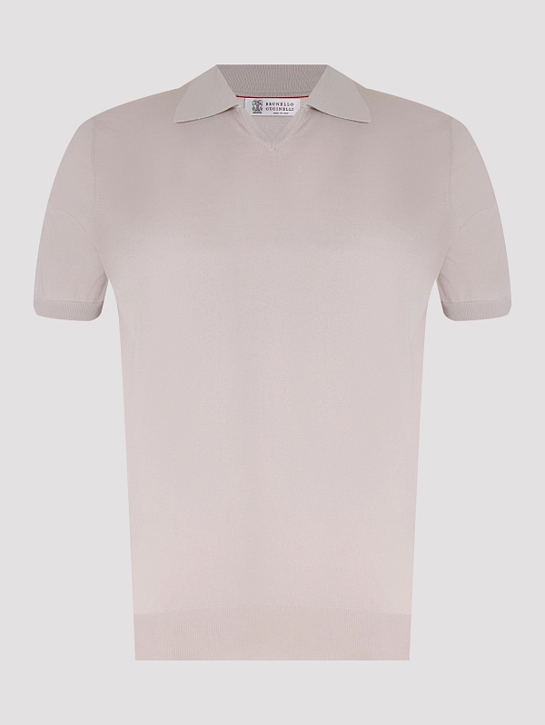 поло Brunello Cucinelli M29800145 цвет бежевый