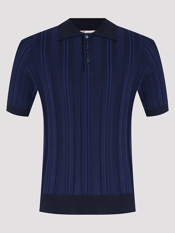 поло Brunello Cucinelli M29806305 цвет синий