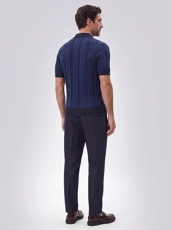 поло Brunello Cucinelli M29806305 цвет синий