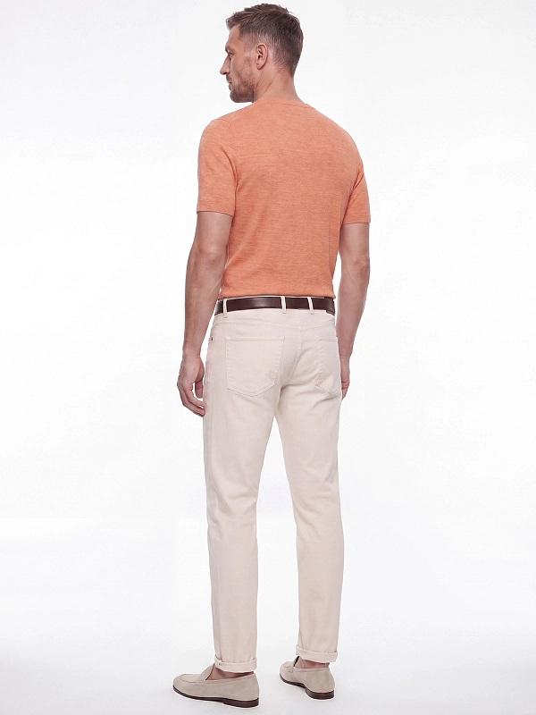 футболка Brunello Cucinelli M2L00340 цвет лососевый