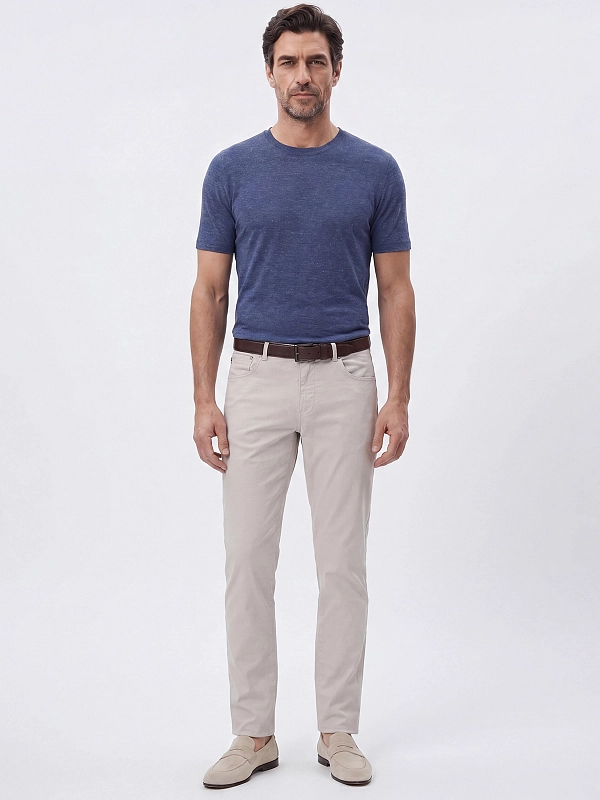 футболка Brunello Cucinelli M2L00340 цвет синий