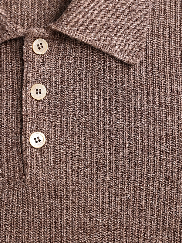 поло Brunello Cucinelli M2L707715 цвет коричневый