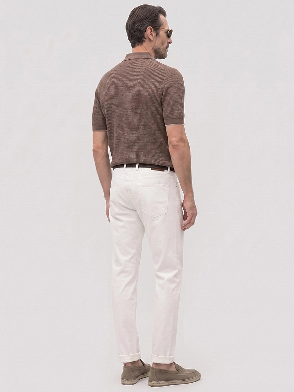 поло Brunello Cucinelli M2L707715 цвет коричневый