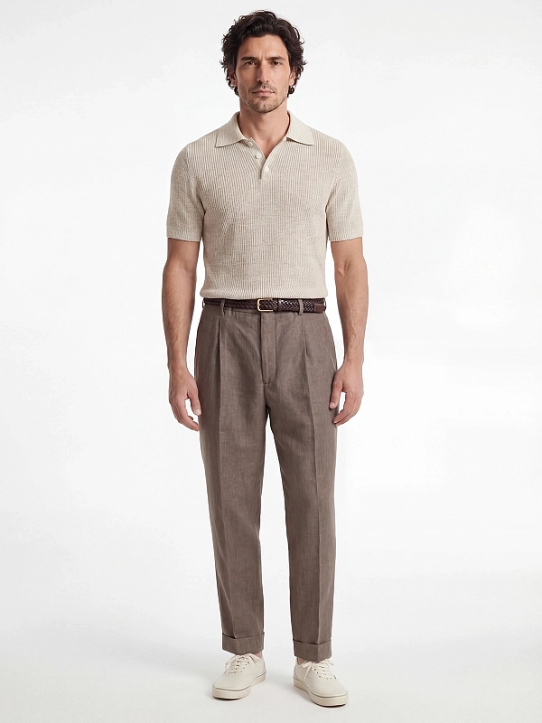 поло Brunello Cucinelli M2L707715 цвет бежевый