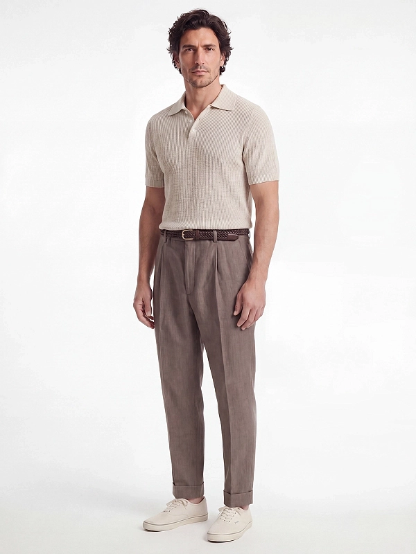 поло Brunello Cucinelli M2L707715 цвет бежевый