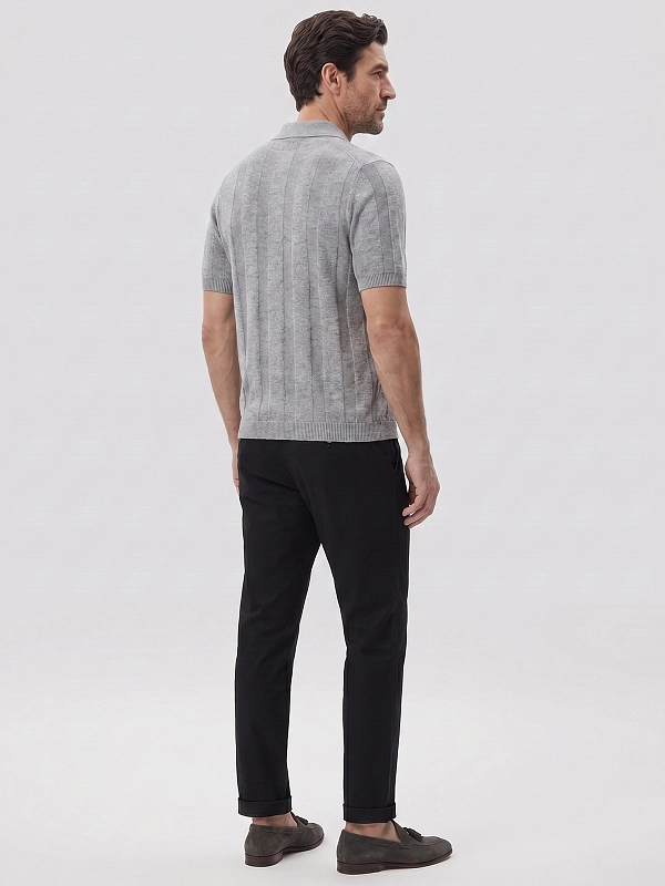 поло Brunello Cucinelli M2L707805 цвет светло-серый