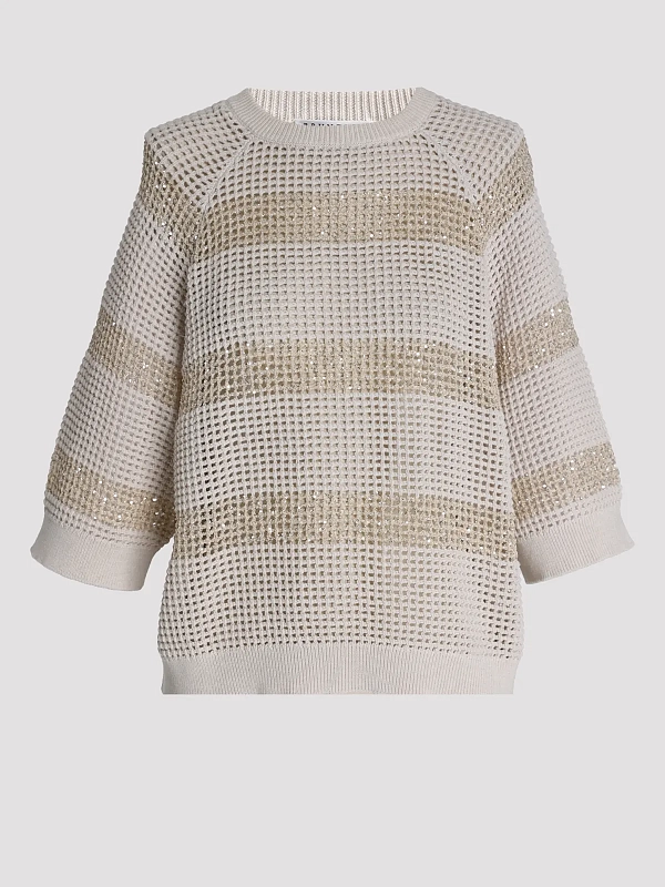 джемпер Brunello Cucinelli M58772800 цвет молочный