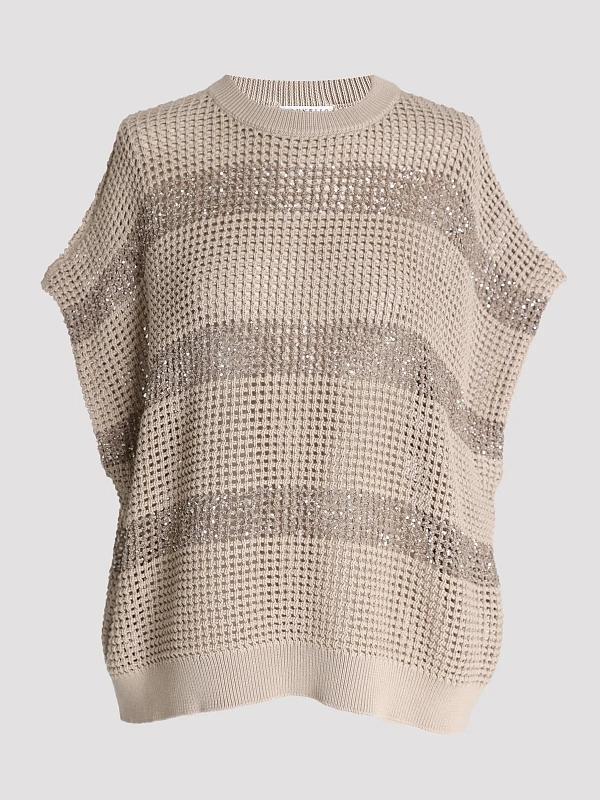 джемпер Brunello Cucinelli M58772820 цвет бежевый