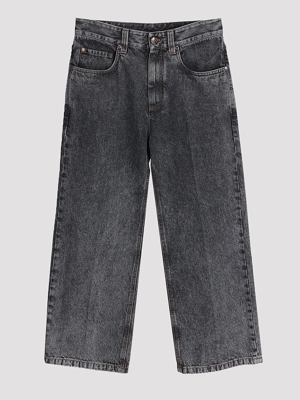 джинсы Brunello Cucinelli MA095P4008 цвет серый