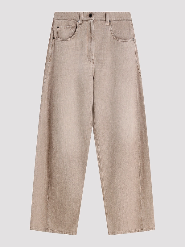 джинсы Brunello Cucinelli MA095P4059 цвет бежевый