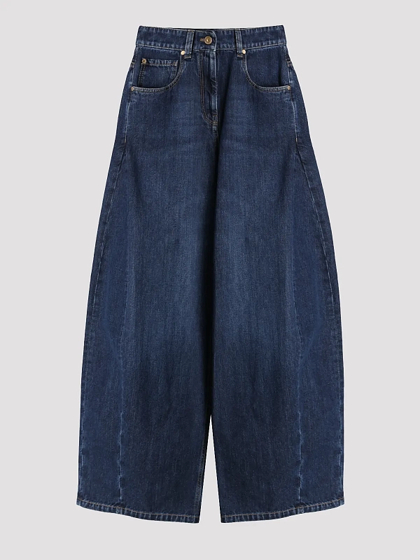 джинсы Brunello Cucinelli MA095P4059 цвет темно-синий