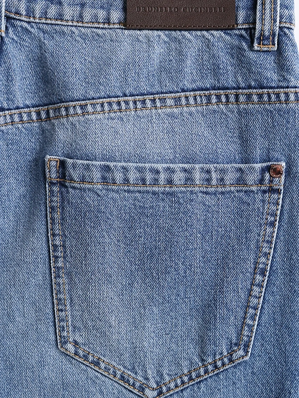 джинсы Brunello Cucinelli MA095P5758 цвет синий