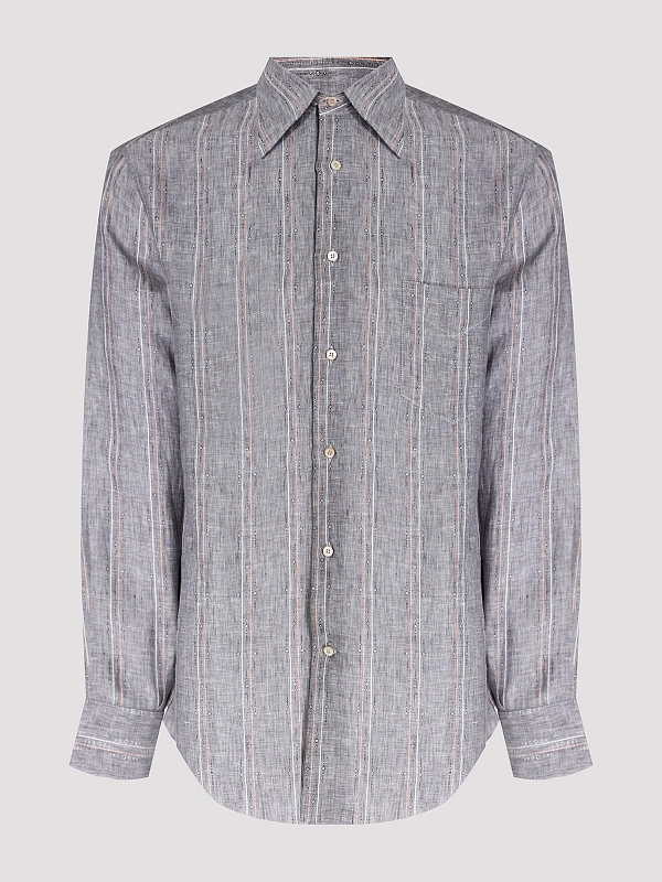 рубашка Brunello Cucinelli MA6900621 цвет серый