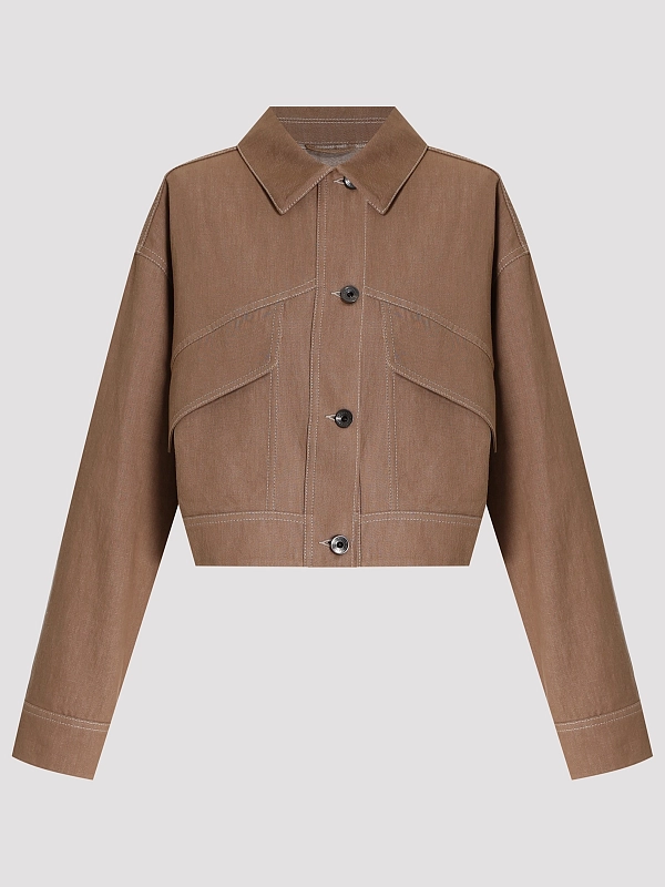 куртка джинсовая Brunello Cucinelli MB1257801 цвет бежевый