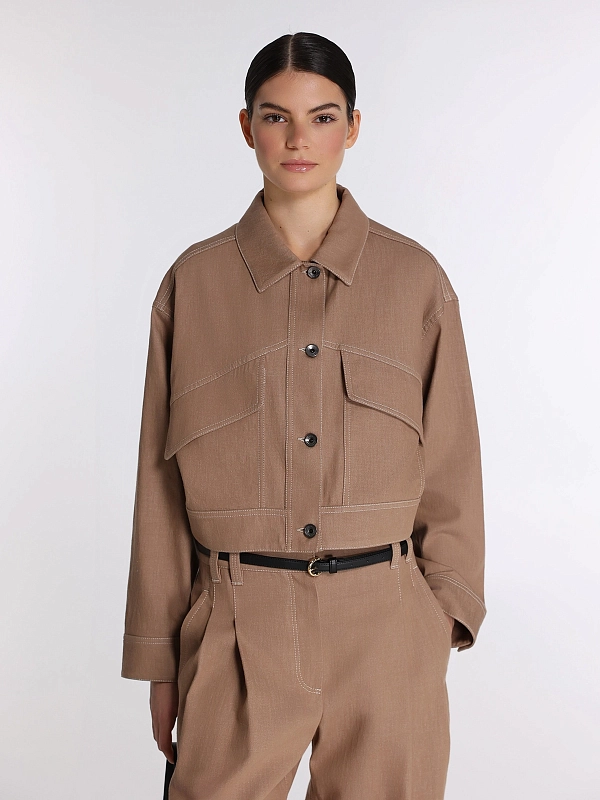 куртка джинсовая Brunello Cucinelli MB1257801 цвет бежевый