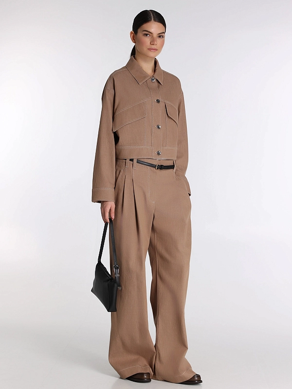 куртка джинсовая Brunello Cucinelli MB1257801 цвет бежевый