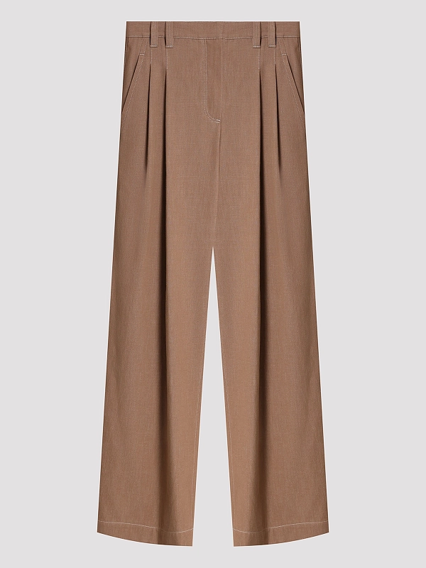 джинсы Brunello Cucinelli MB125P5759 цвет бежевый