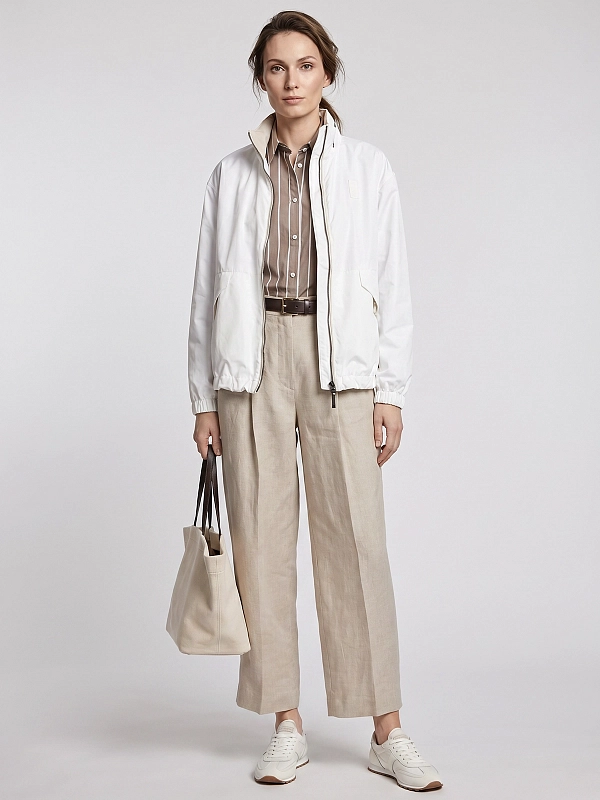 ветровка Brunello Cucinelli MB4227719 цвет белый