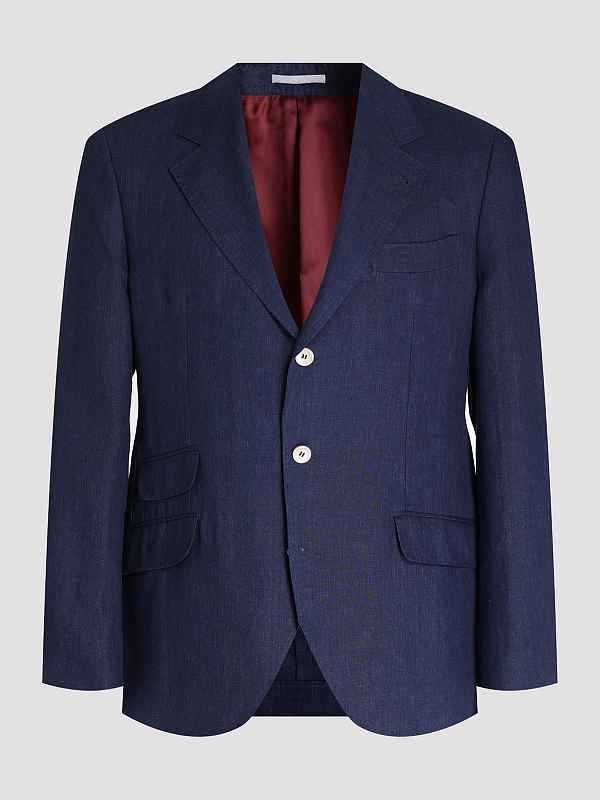 пиджак Brunello Cucinelli MB4307BWD цвет синий