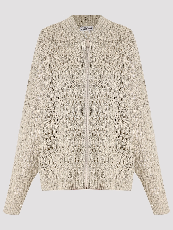 кардиган Brunello Cucinelli MCO564706 цвет бежевый